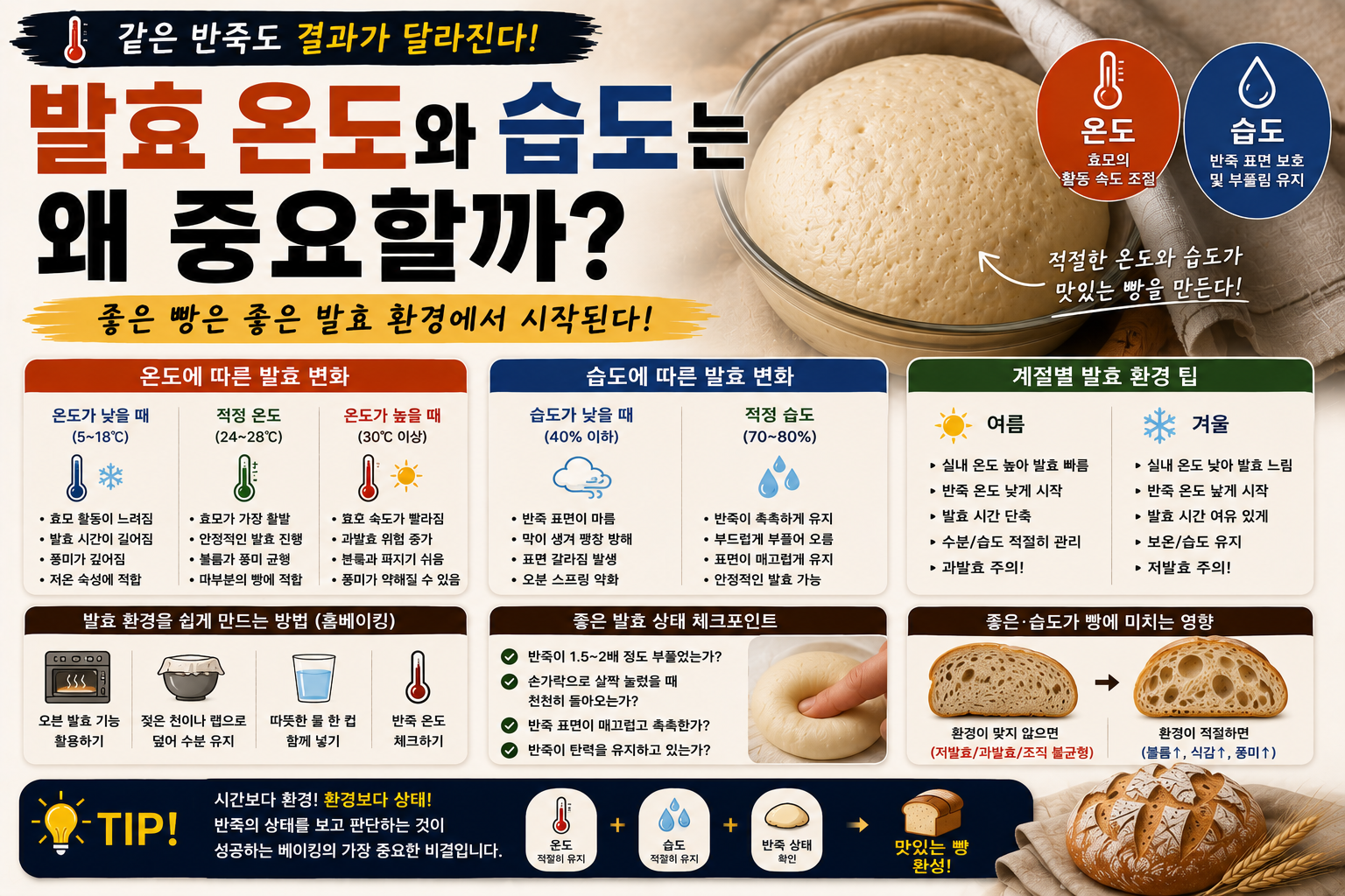발효온도습도차이