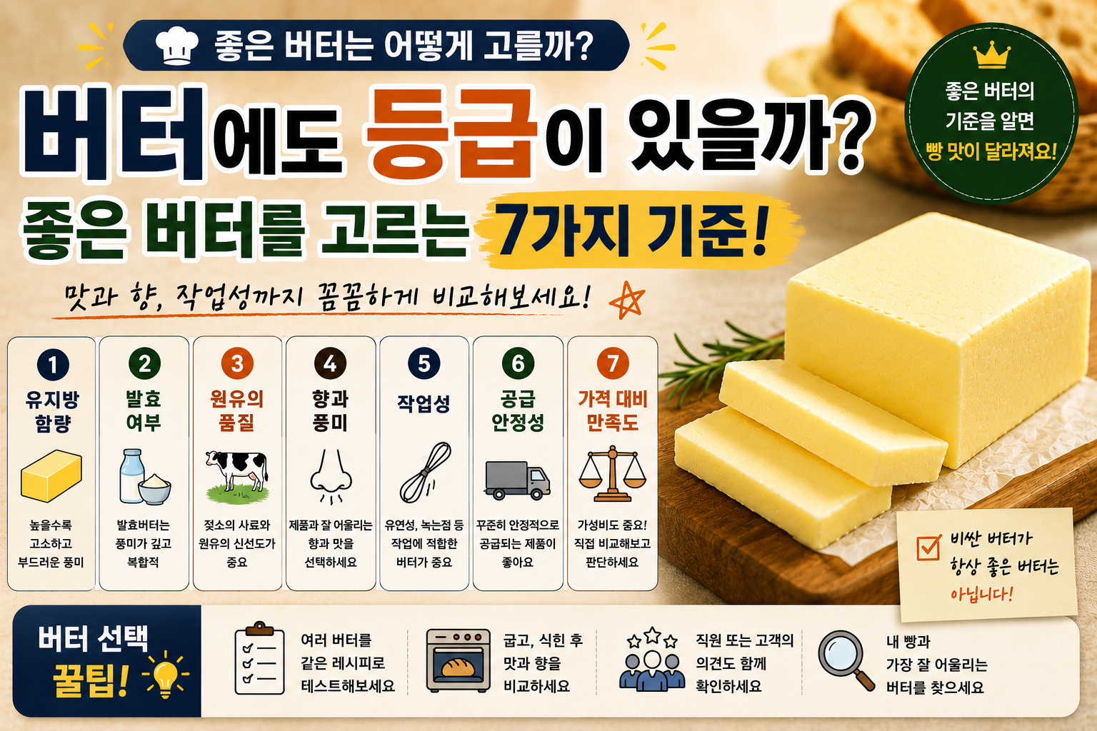 버터에도 등급이 있을까?